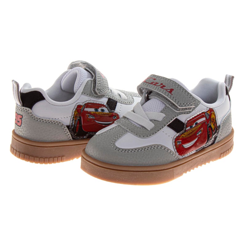 Josmo Cars Lightning McQueen Shoes for Boys - Shoe Classic Retro Style Sport Soccer Sneakers - Red (Size 8 Toddler) - Image 4
