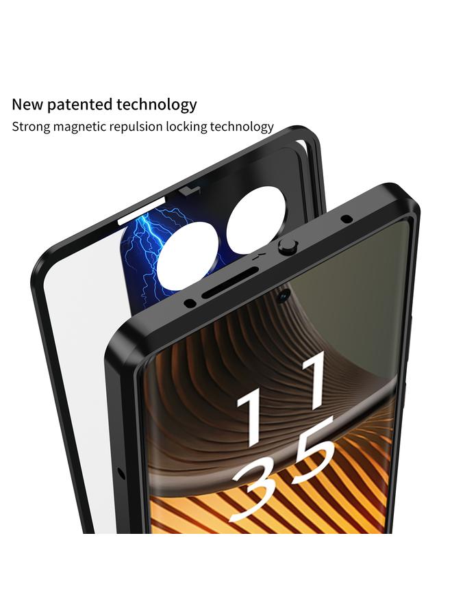 erorex Case For Motorola Moto X50 Ultra Snap Buckle Metal Frame Frosted Phone Case - Image 5