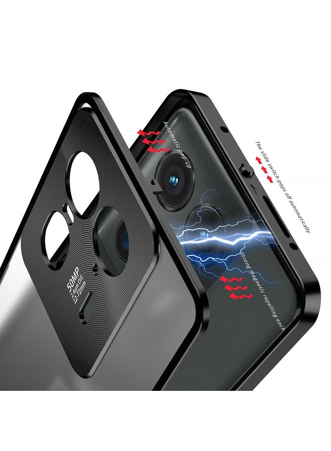 erorex Case For Motorola Moto X50 Ultra Snap Buckle Metal Frame Frosted Phone Case - Image 3