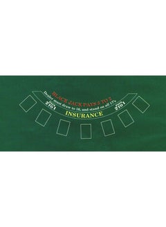 Blackjack Table Cover 6Ft Green