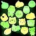 Outee 16 Pcs Mochi Toys Mini Mochi Animals Toys Glow in The Dark Toys Stress Relief Toys Bulk Mochi Cat Random Halloween Kids Party Favors for Goodie Bag Stuffers - Image 3