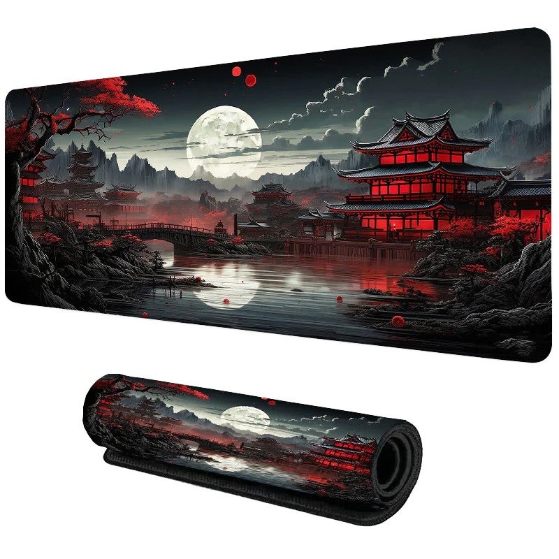 Bluejw Waterproof Mouse Pad Gamer Computer Accessories Keyboard Table Mat Black Large Desk Pad Company Gaming Laptop Desk Accessory PC DIY - Image 2
