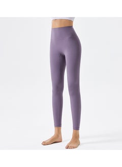 Loquat Women Quick Dry Breathable Yoga Leggings Purple 