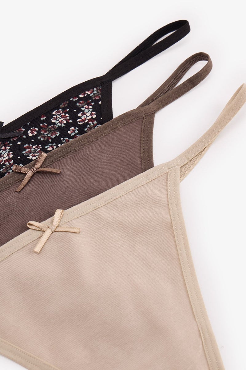 PENTI Frosty Morning Floral Thong - Image 2