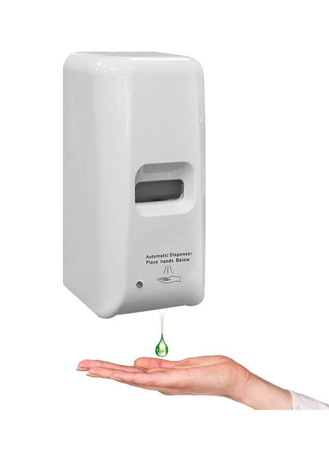 جهاز تعقيم أوتوماتيكي بسعة 1000 مل – بخاخ كحول يعمل بالاستشعار، بدون تلامس، يُثبت على الحائط – نوع التنقيط السائل - Image 1