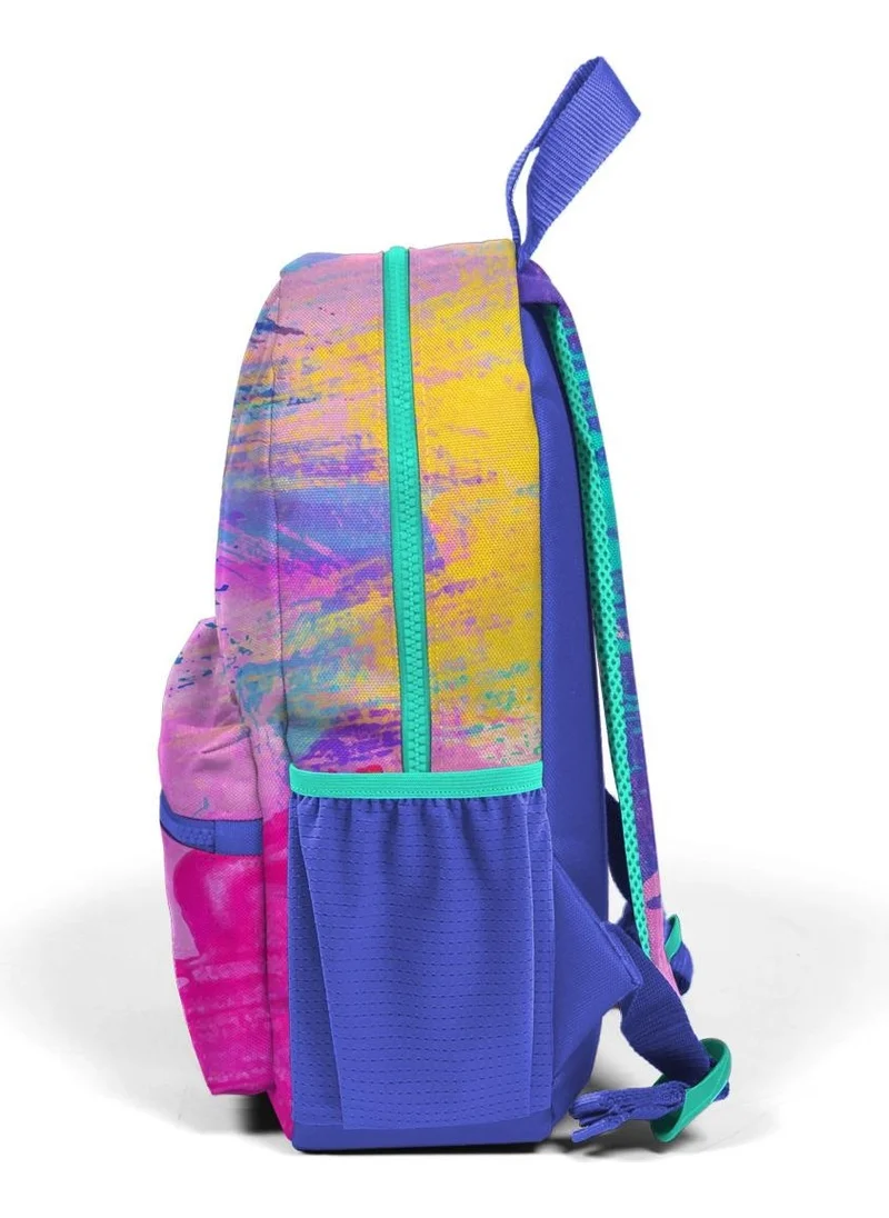 CORAL HIGH Mini Nest Backpack Colorful Airbrush Patterned Two Compartments 23538