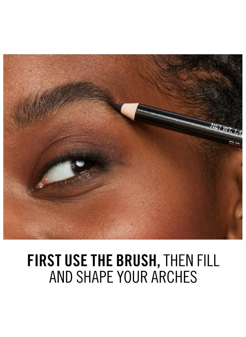 RIMMEL LONDON - Professional Eyebrow Pencil - 001 Dark Brown - Image 1