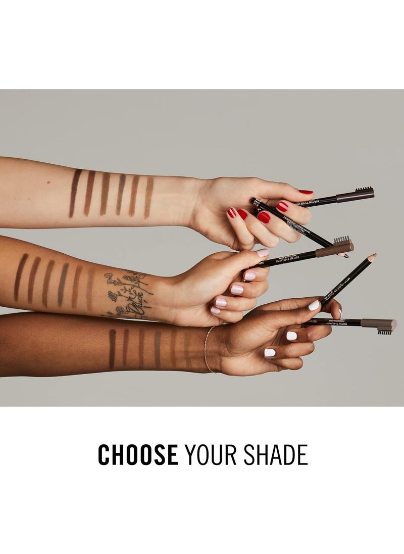 RIMMEL LONDON - Professional Eyebrow Pencil - 001 Dark Brown - Image 1