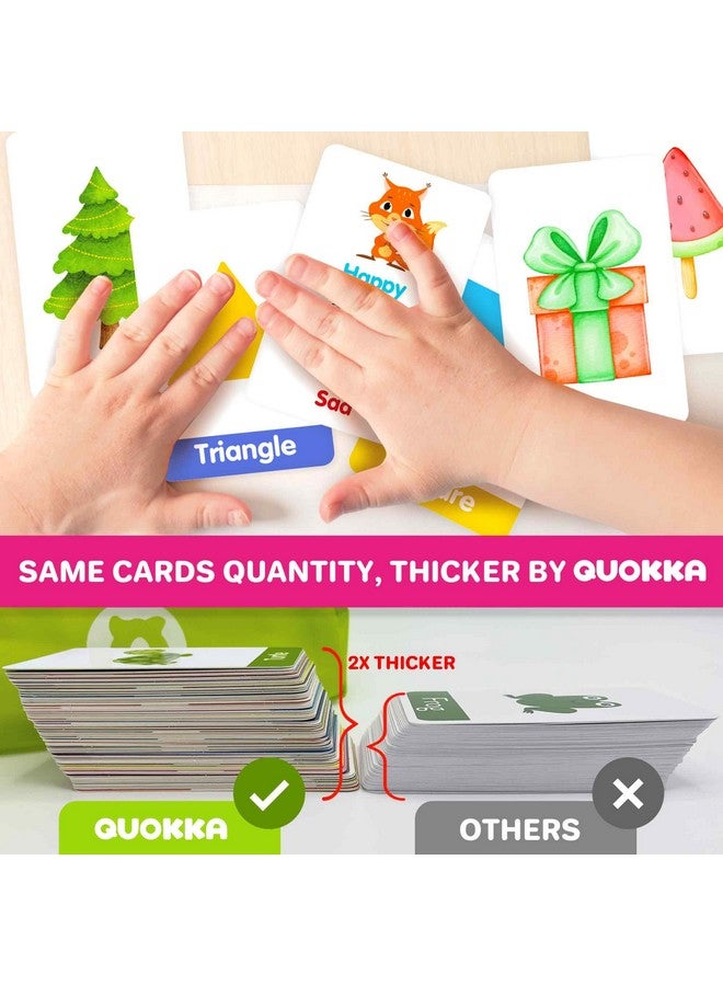quokka QUOKKA ABC Learning Flash Cards for Toddlers 2-4 Years Old - 60 Flashcards Toy for Kids Ages 1-3-5 - Alphabet Numbers Colors Letters Animals Learn Activities - First Words Educational Game  - Image 5