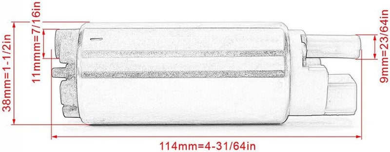 QASULER Motorcycle Electric Fuel Pump - Image 2