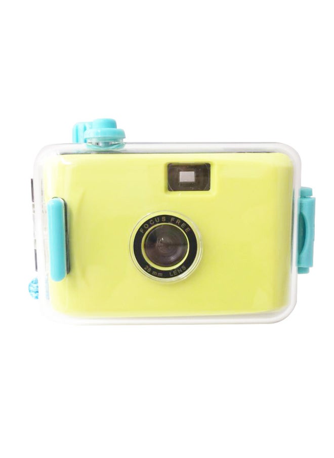 Generic Green Cyan Retro Film Camera Export Replaceable Film Fool Camera Birthday Gift Student Children Adult-Color:Green Green Shell  - Image 1