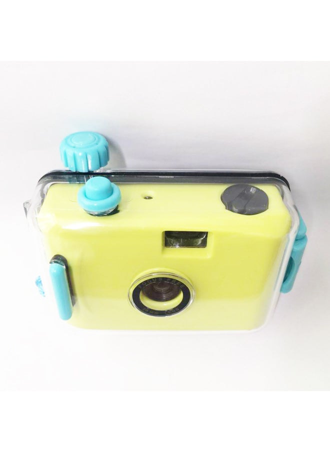 Generic Green Cyan Retro Film Camera Export Replaceable Film Fool Camera Birthday Gift Student Children Adult-Color:Green Green Shell  - Image 4