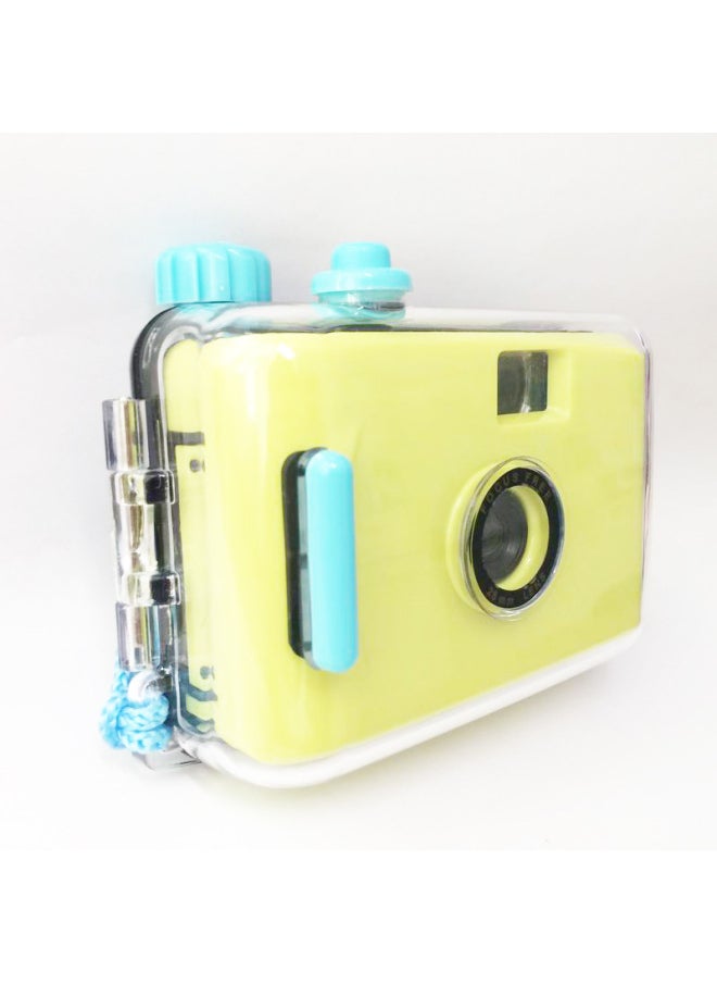 Generic Green Cyan Retro Film Camera Export Replaceable Film Fool Camera Birthday Gift Student Children Adult-Color:Green Green Shell  - Image 3