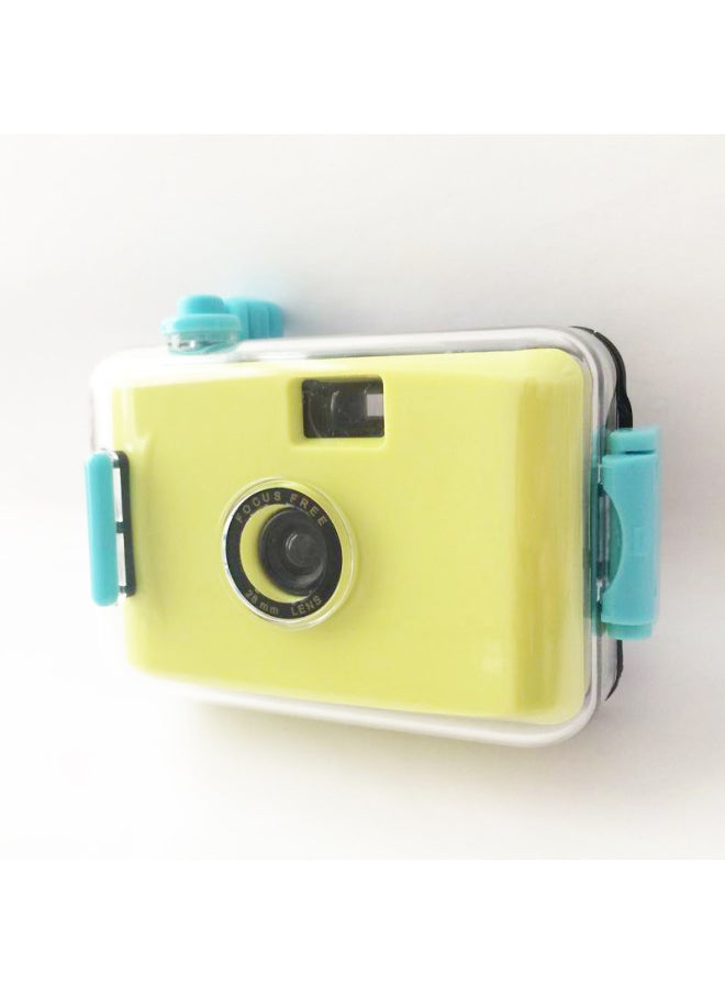 Generic Green Cyan Retro Film Camera Export Replaceable Film Fool Camera Birthday Gift Student Children Adult-Color:Green Green Shell  - Image 5