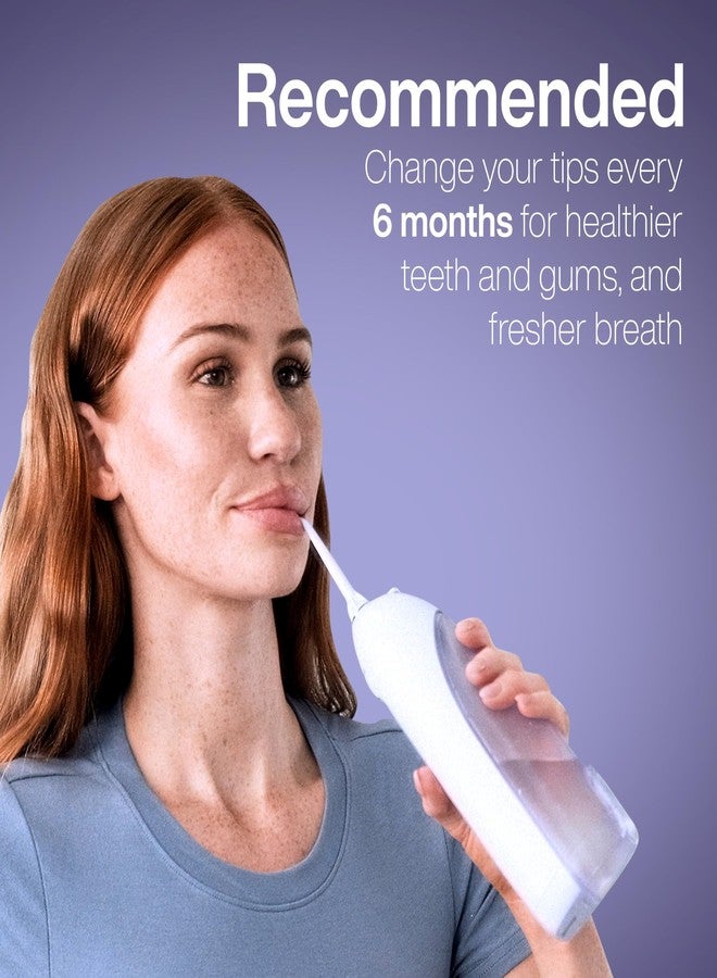 AquaSonic Icon Water Flosser Replacement Tips - 5 Tips, 4 Types: Standard, Periodontal, Orthodontic & Tongue Scraper - Genuine, Authentic Parts (Lilac) - Image 5
