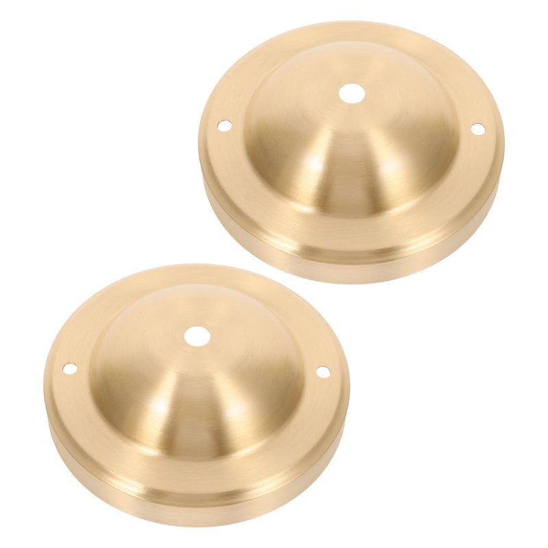 2pcs Light Canopy Cover: 5.1inch Copper Mounting Plate Ceiling Canopy Cover For Light Lamp Diy Ceiling Fixtures - Image 5
