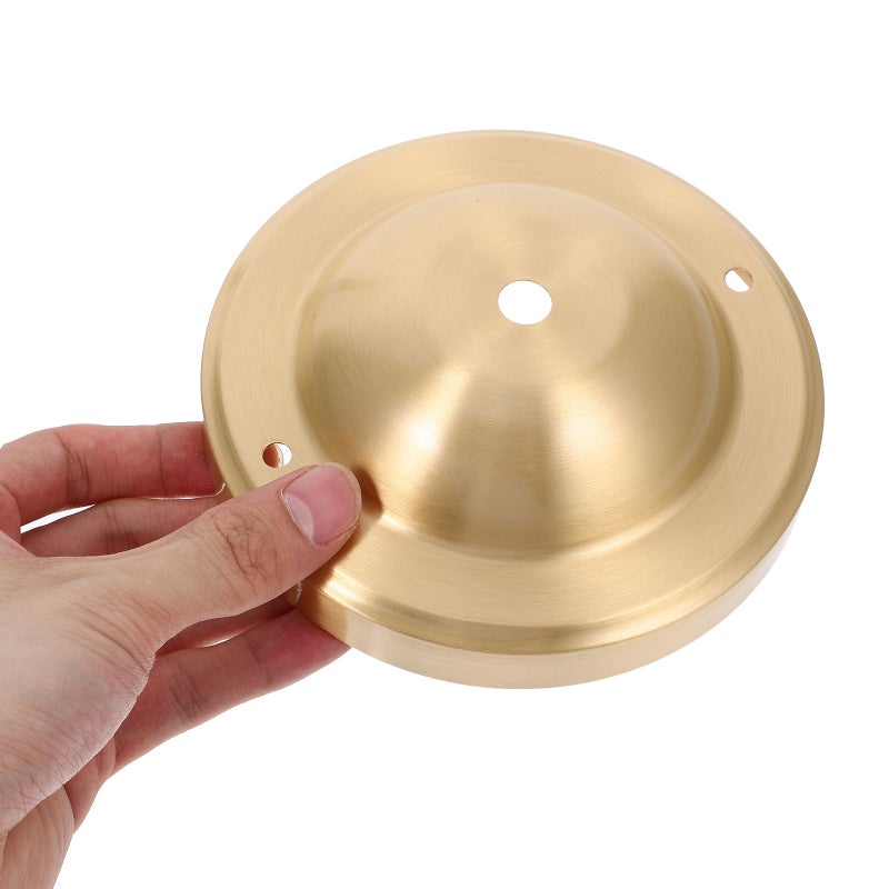 2pcs Light Canopy Cover: 5.1inch Copper Mounting Plate Ceiling Canopy Cover For Light Lamp Diy Ceiling Fixtures - Image 2