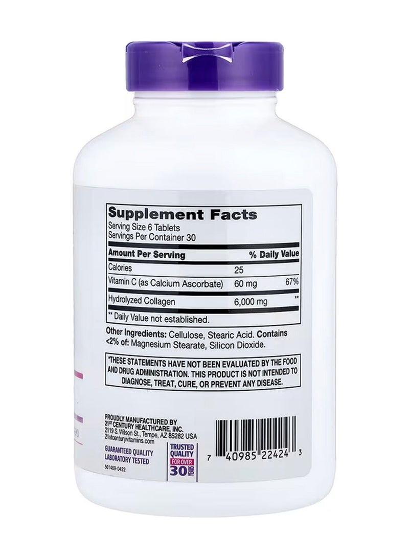 21st Century Super Collagen Plus Vitamin C, 180 Tablets Packaging May Vary - Image 2