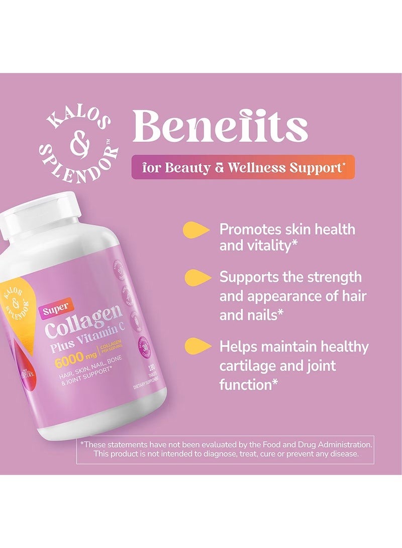 now Super Collagen Plus Vitamin C, 180 Tablets Packaging May Vary - Image 5