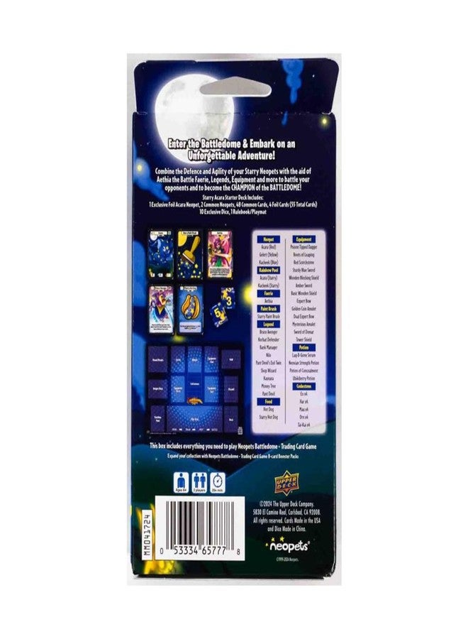 Upper Deck Neopets Battledome TCG Starry Acara Starter Deck - Image 2