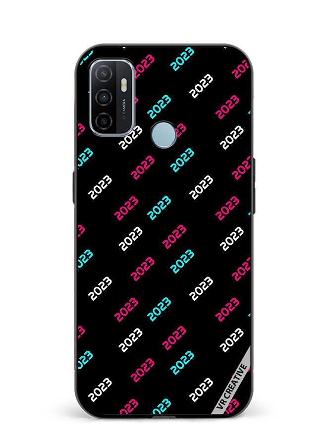 VR CREATIVE Protective Case Cover For Oppo A53 Creative Concept Of 2023 Happy New Year Design Multicolour - Image 1