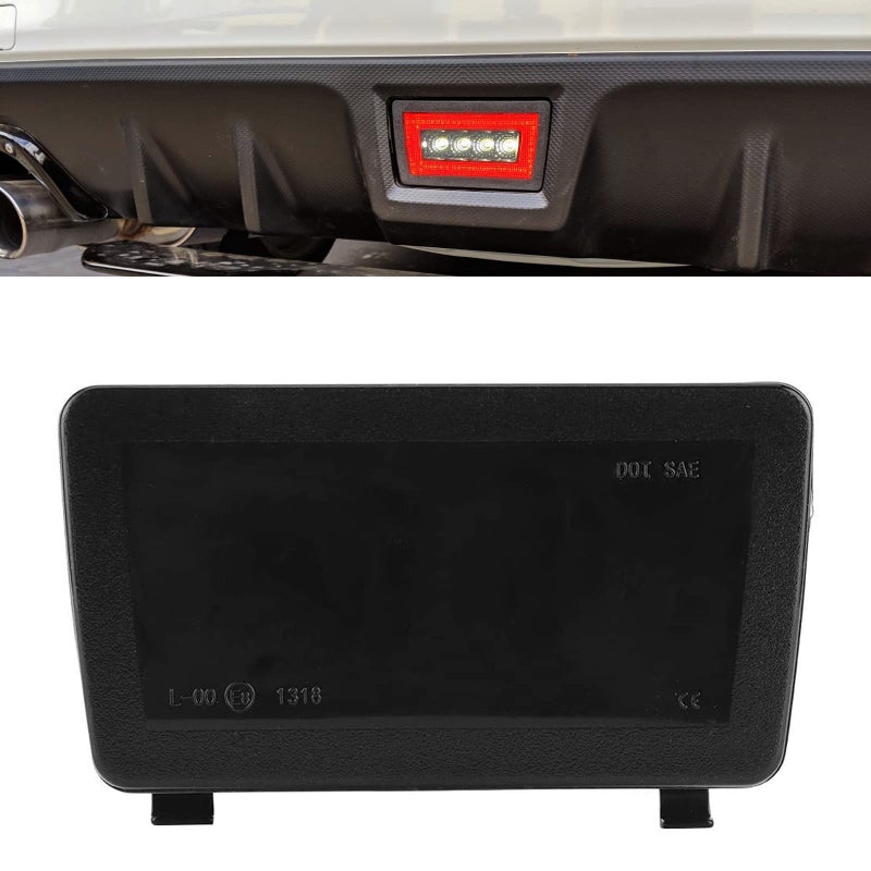 csslyzl 3In1 LED Rear Bumper Fog Light Tail Brake Lamp Backup Reverse Light Kit For 11up Subaru Impreza WRXSTIXV Crosstrek Smoke Lens