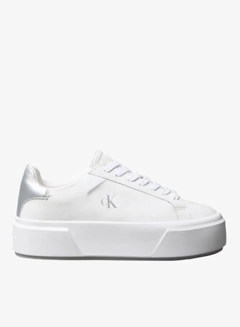 Sienna - Leather Logo Platform Trainers