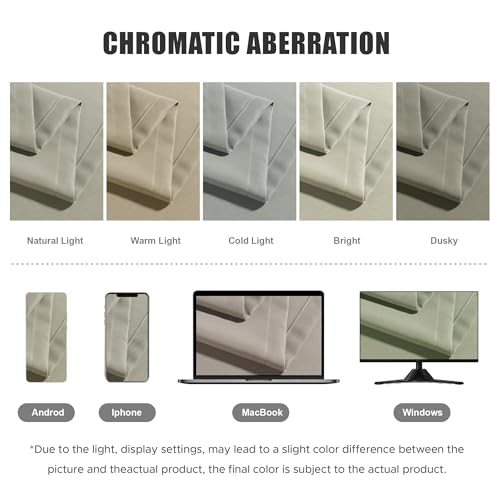 BONZER Wide Waterproof Outdoor Curtains for Patio Heavy Privacy Light Filtering Grommet Outside Curtains for Porch, Pergola, Gazebo, 1 Panel, 110W x 120L inch, Taupe - Image 5