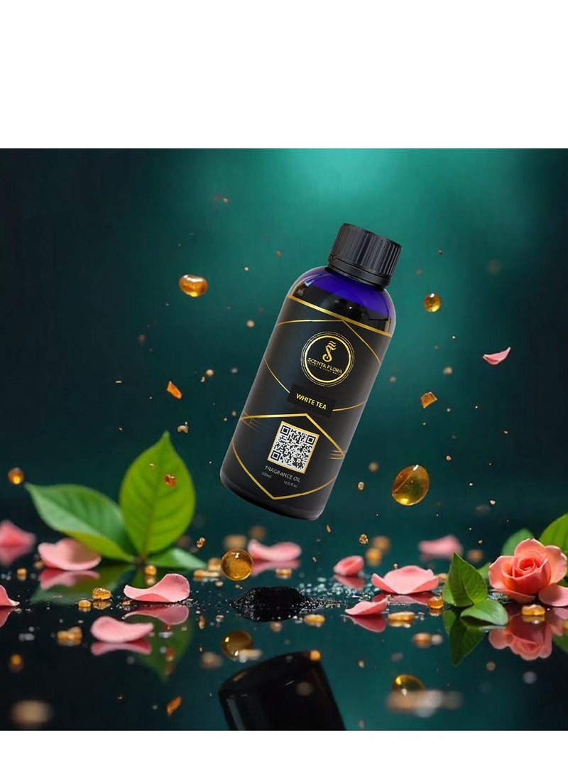 سينتا فلورا زيت عطري للشاي الأبيض للناشرات ٥٠٠ مل | مزيج منعش من الحمضيات والزهور مع الليمون الأبيض والشاي والمسك | علاج عطري للاستخدام المنزلي والمكتبي والتجاري | رائحة مهدئة ومنعشة - Image 3