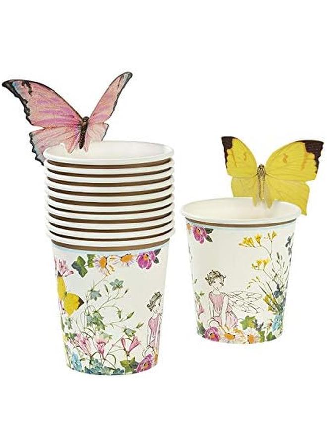 Talking Tables Truly Fairy Paper Cups With Butterfly Detail 12 Pieces - Image 4