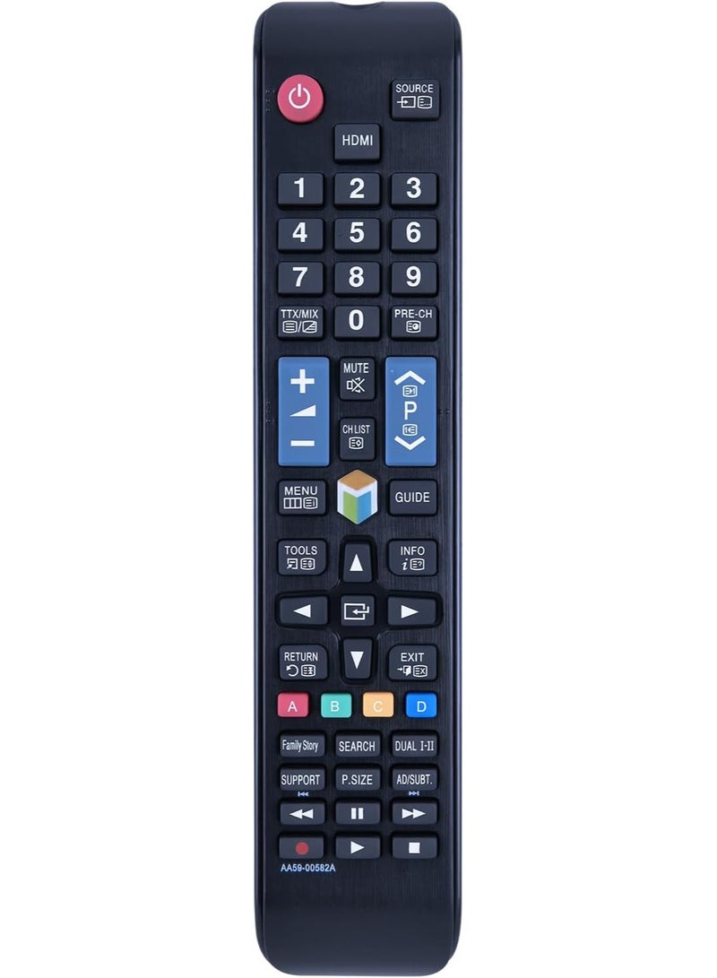 Replacement Remote Control AA59-00582A AA59-00638A for All Samsung LCD LED Smart TVs – Compatible with UN40EH5300F, UN40ES6100F, UN46EH5300F, UN32EH4500, UN46ES6100F