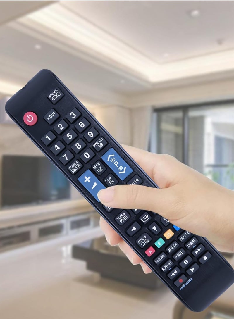 Replacement Remote Control AA59-00582A AA59-00638A for All Samsung LCD LED Smart TVs – Compatible with UN40EH5300F, UN40ES6100F, UN46EH5300F, UN32EH4500, UN46ES6100F