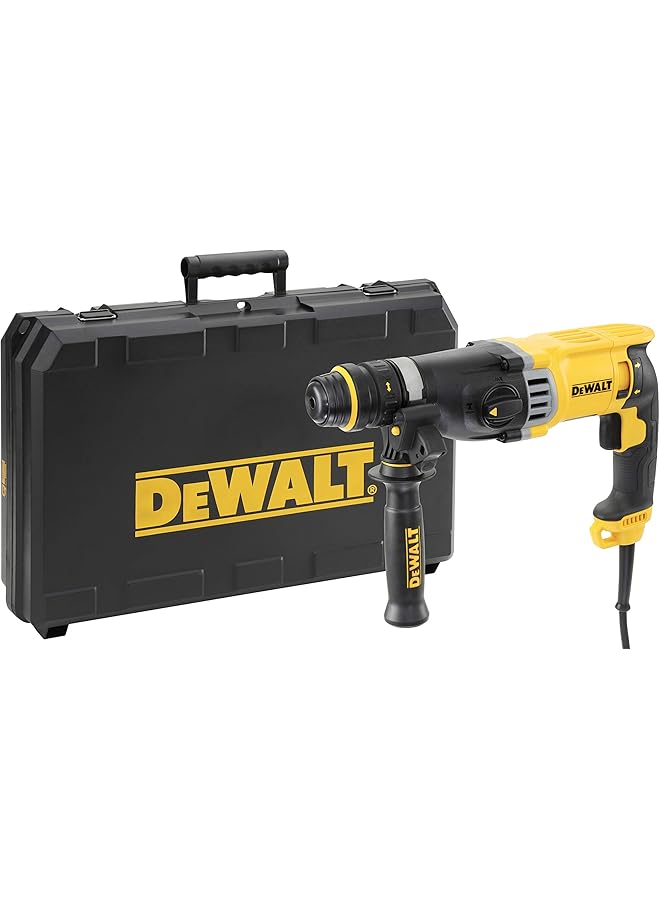 DEWALT 26Mm 800W Sds Plus 0 1500Rpm Vsr Hammer With Watch Yellow Black D25133Kw B5 3 Year - Image 1