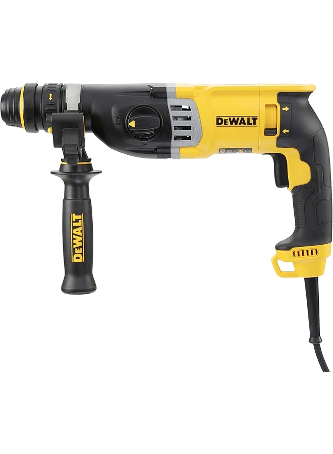 DEWALT 26Mm 800W Sds Plus 0 1500Rpm Vsr Hammer With Watch Yellow Black D25133Kw B5 3 Year - Image 2