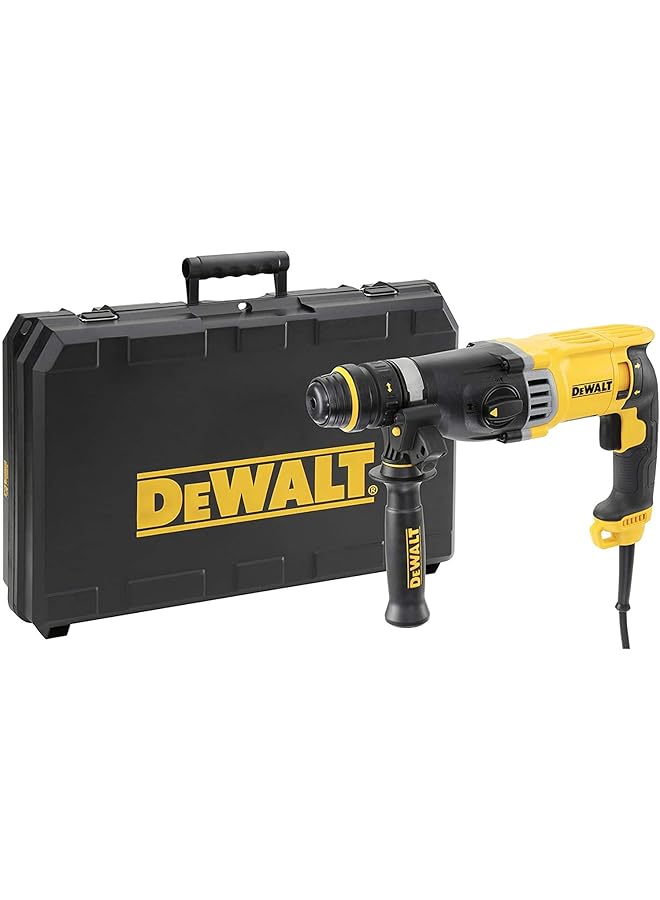 DEWALT 26Mm 800W Sds Plus 0 1500Rpm Vsr Hammer With Watch Yellow Black D25133Kw B5 3 Year - Image 3