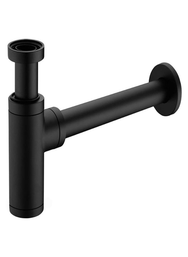 ALTON ALD130, Brass Bottle Trap With 300mm Pipe| For Wash Basin (Black) - Image 1