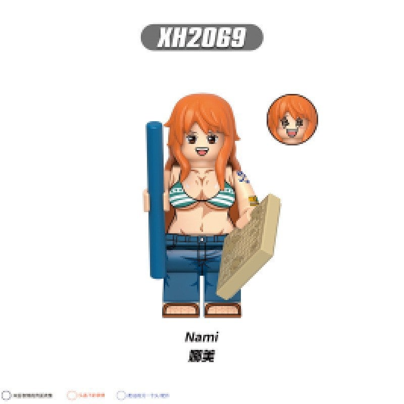 One Piece Building Block Figures Toy Set XH2062-2069