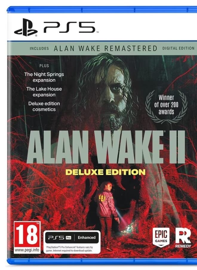 بلاي ستيشن آلان ويك 2 إصدار فاخر (PS5) يتضمن الإصدار الرقمي المعاد تصميمه من Alan Wake 