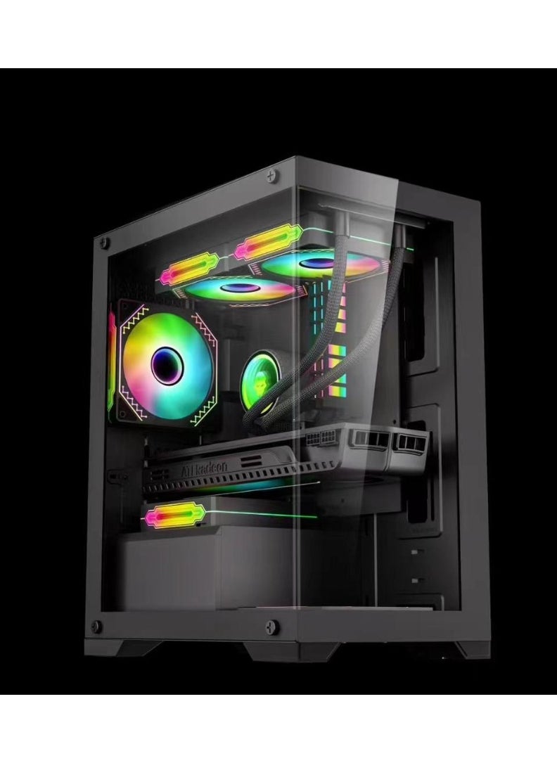 PC Gaming With Core i7-4790  Processor/512G SSD/16GB RAM 3200MB DDR3/Windows 11 HD Graphics 4600 Graphics/ black