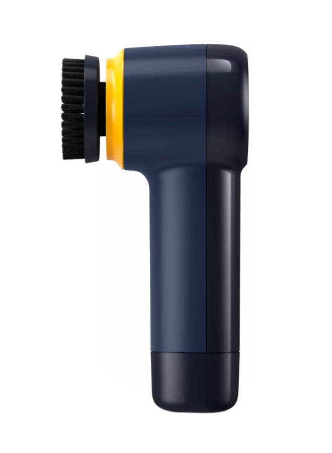 Philips Sneaker Cleaner - 3 Rotating Brush Heads, 4 AA Batteries Included, GCA1000/60 Blue/Yellow - Image 2