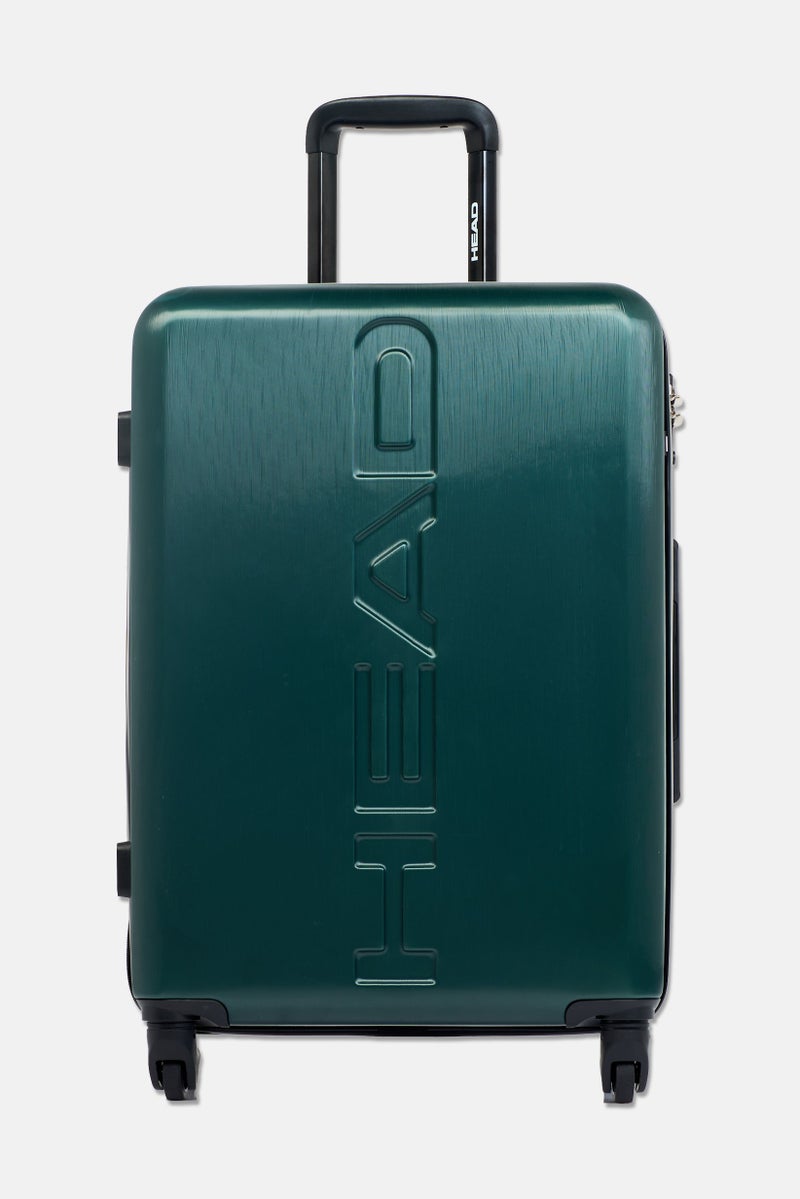 HEAD 24 Inch Brand Logo Check In Spinner Luggage, Green - Image 1