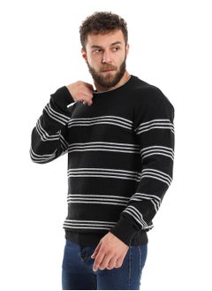 Caesar Wool Mens Pullover With Multi Design  - Image 2
