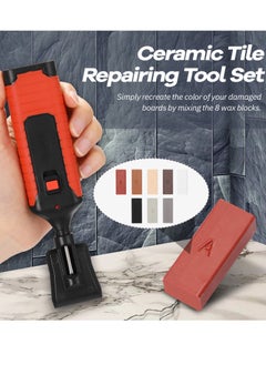 Generic Ceramic Tile Repairing Tool Set Multifunction DIY Repairing Tool Set Household Home Tools Convenient Labor Saving Time Saving Scratch Repairing Crack Fill Tile Surface Repairing Tool  - Image 4