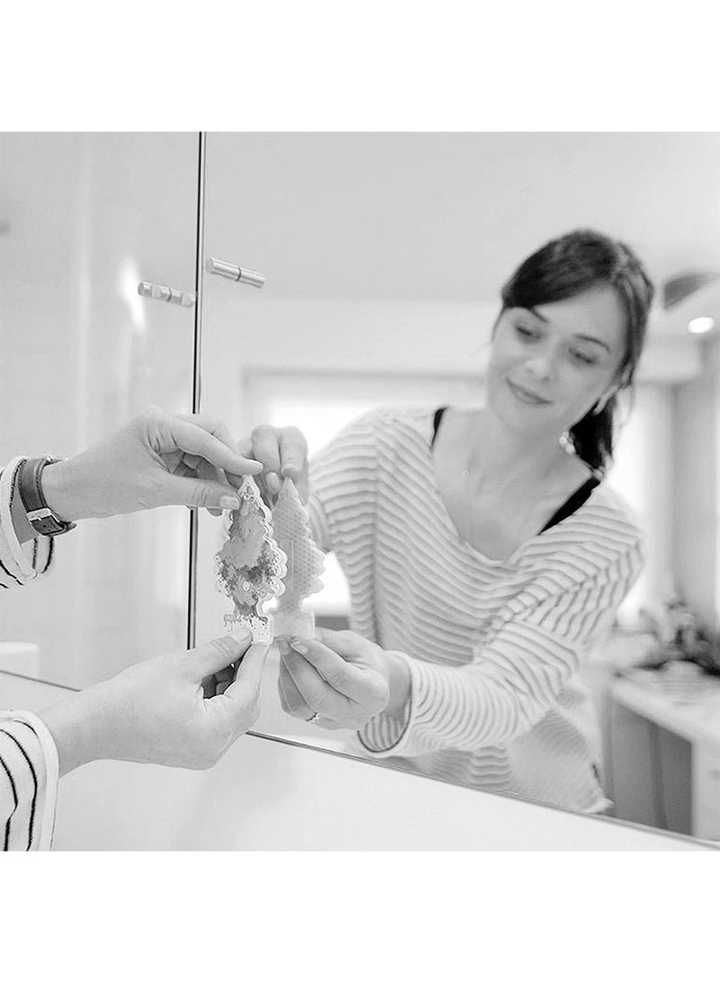 معطر هواء ورقي معلق على شكل شجرة (عبوة من 1 قطعة) للسيارة أو المنزل - Image 5