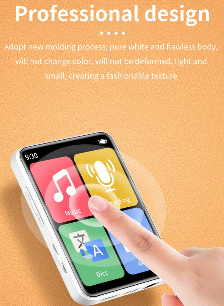 Pocket MP3/MP4 Music Player with Bluetooth Speaker – 2.0″ Full-Touch MP5 Portable Audio & Novel Reader, Includes 128GB TF Card  - Image 3