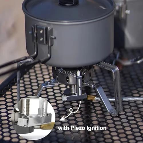 Fire-Maple FMS-125 PRO Gas Stove – Compact High-Powered Backpacking Stove with Wind-Resistant Flame, Stable Detachable Design, Electric Ignition – Lightweight & Durable for Camping & Hiking - Image 2