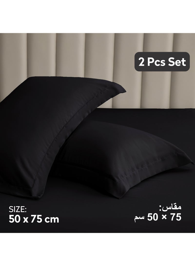 Donetella Standard Pillowcase Set of 2, Size 50x75 cm, Ultra Soft Brushed Microfiber, Envelope Closure, Durable, Wrinkle & Fade Resistant Pillow Covers  - Image 2