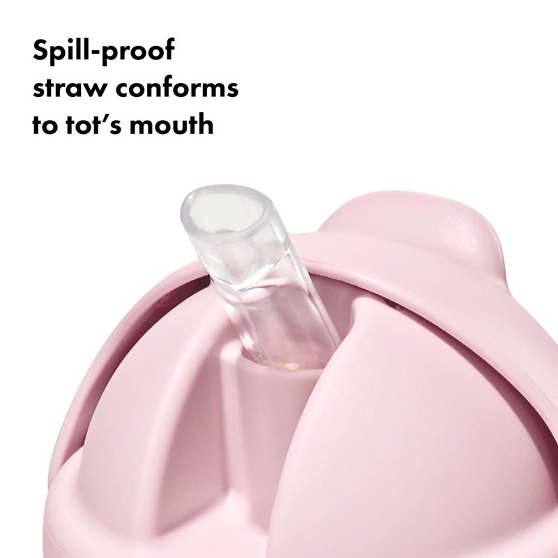 OXO Tot Transitions Straw Cup 9 oz. - Opal and Blossom - 2 Pack - Image 2