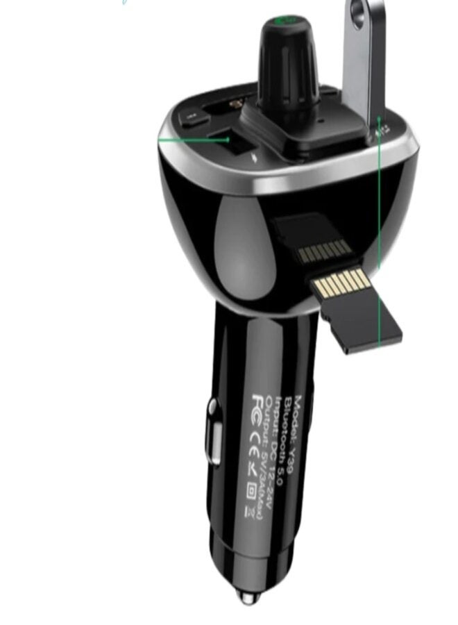 YESIDO Y39 Dual USB Fast Car Charger - Image 2