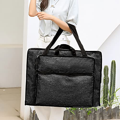 IPENNY Students' Water-Resistant Portfolio Tote for Art Supplies - 8K Drawing Board Carry Shoulder Bag - Durable Portfolio Case - Image 2